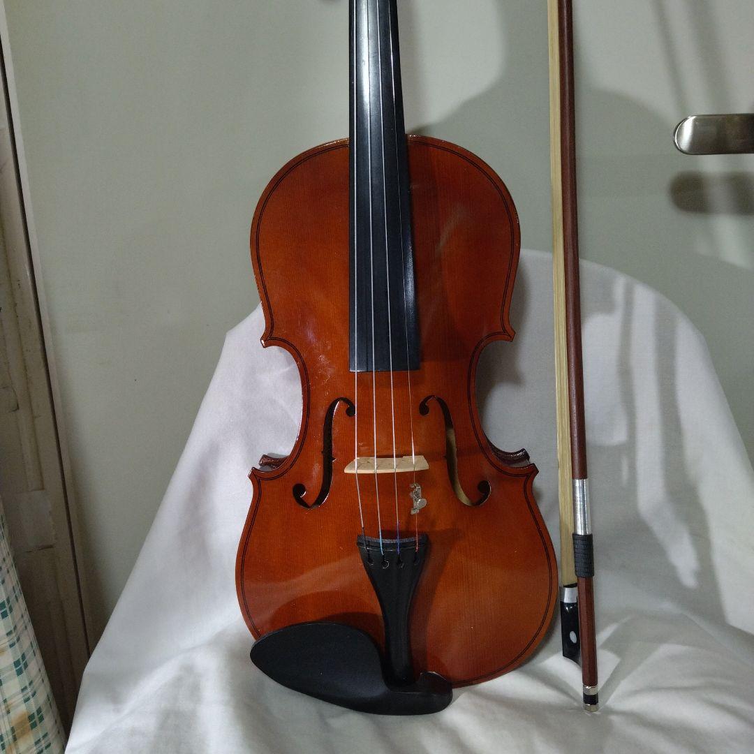 ♥大特価♥新品未使用J.S.バイオリン4/4♥弓、ケ―ス、松脂付き