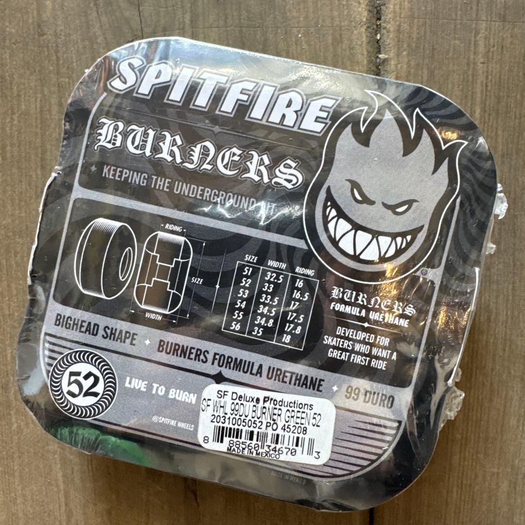 SPITFIRE BURNERS 52mm99aスケボーウィール定価9,130