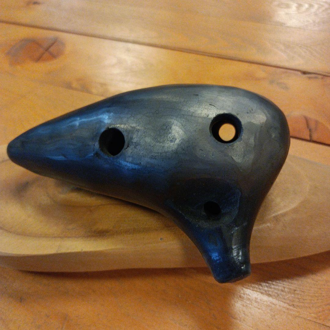 オカリナ工房福朗 AF管 はるか 悠 黒陶 未使用品 初窯 タイムセール3H