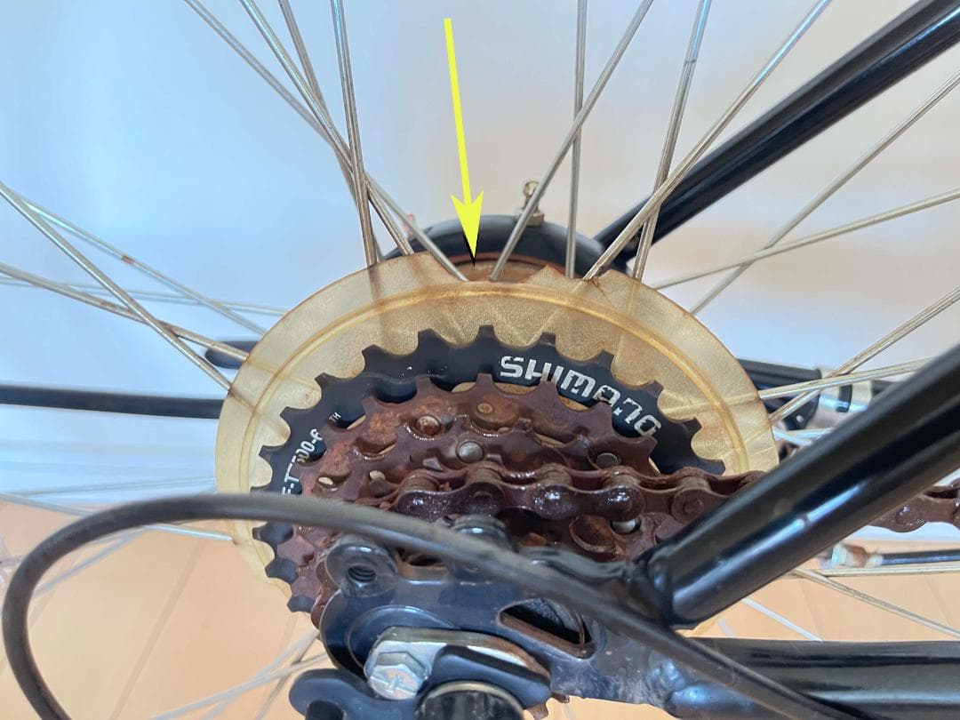 クロスバイクFITFIT 27インチ シマノ外装６段変速 black　引取専用