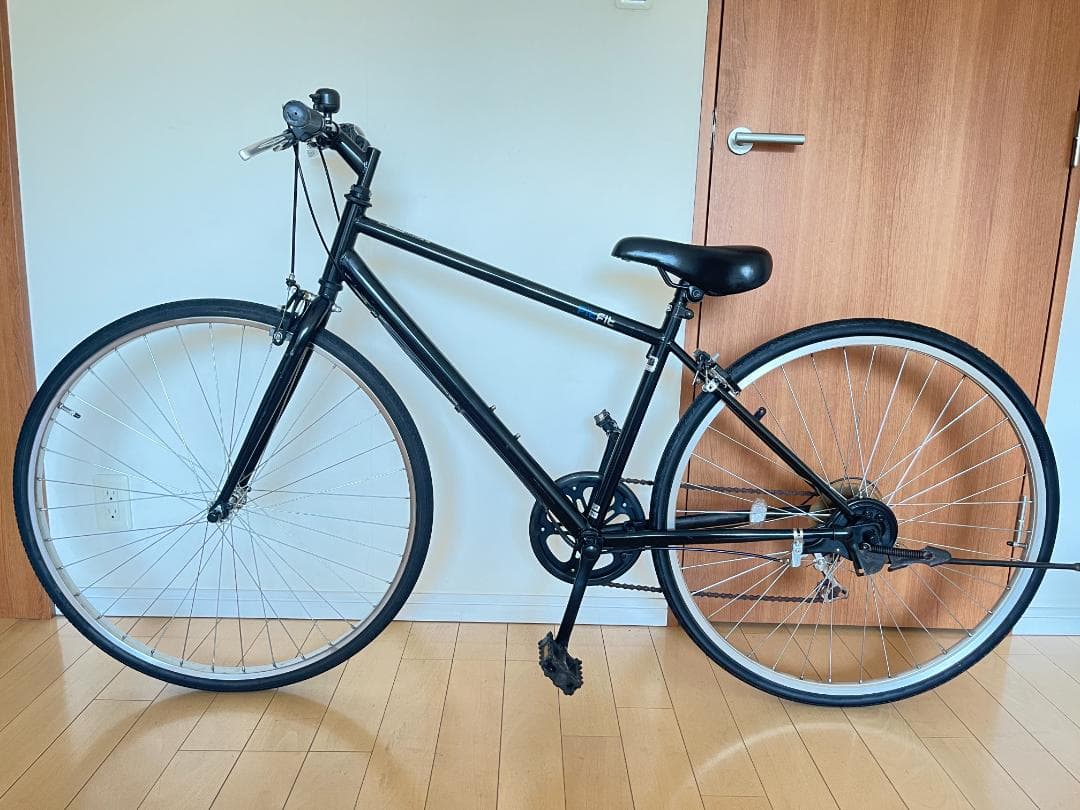 クロスバイクFITFIT 27インチ シマノ外装６段変速 black　引取専用