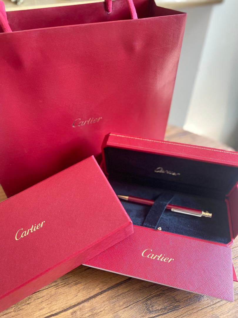 Cartier 赤 ボールペン 本体