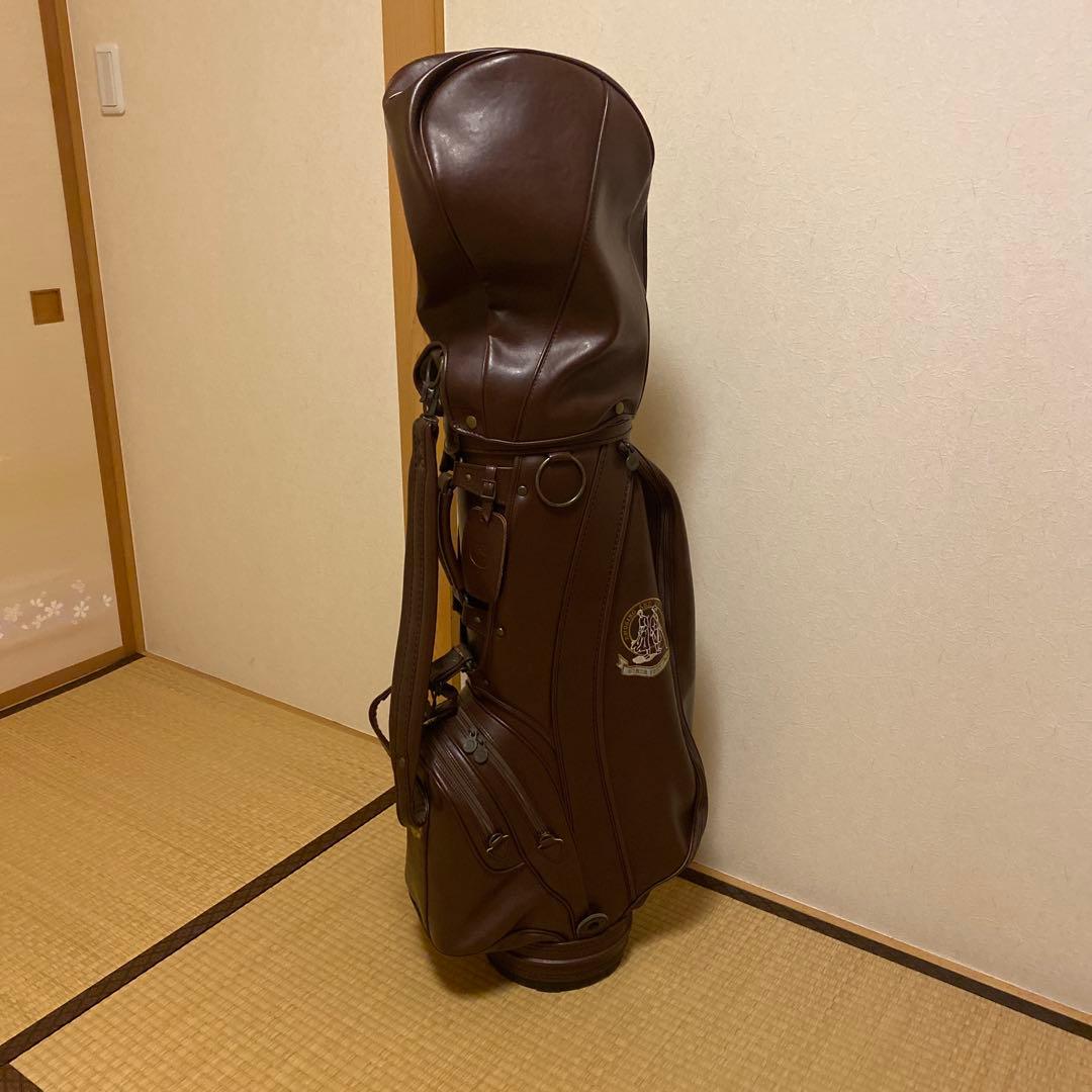 【美品】ミズノ最高級ブランド グランドモナーク キャディバッグ&ロゴ入り傘