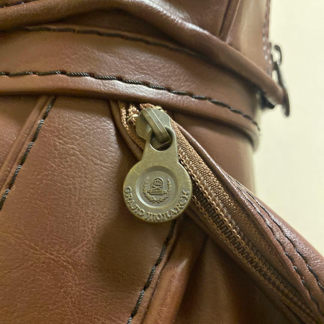 【美品】ミズノ最高級ブランド グランドモナーク キャディバッグ&ロゴ入り傘