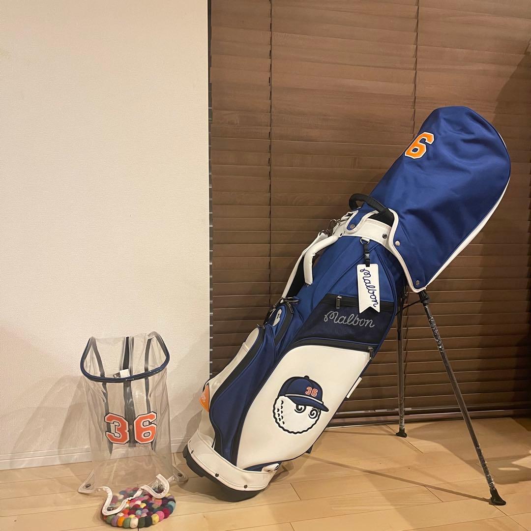 【即発送】MALBON マルボンゴルフ キャディバッグ ゴルフバッグ ブルー36