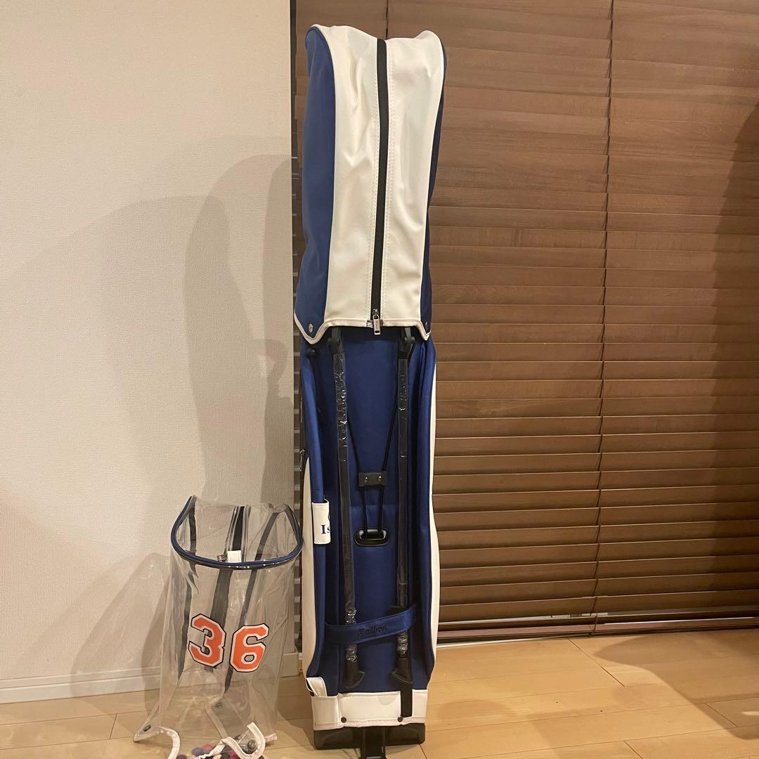 【即発送】MALBON マルボンゴルフ キャディバッグ ゴルフバッグ ブルー36