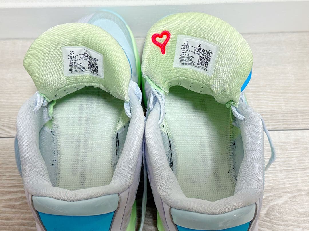 Luka 4 PF Navigator jordan バッシュ 水色 白 黄色