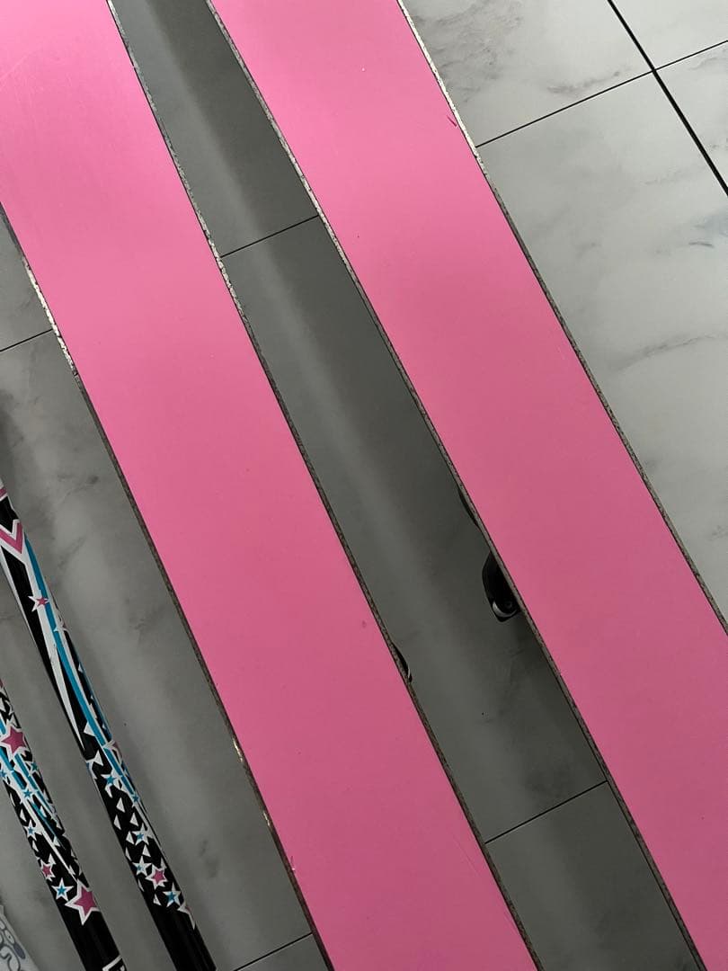 スキー板120 ブーツ22 ストック付き　ジュニア　PURECONCIOUS