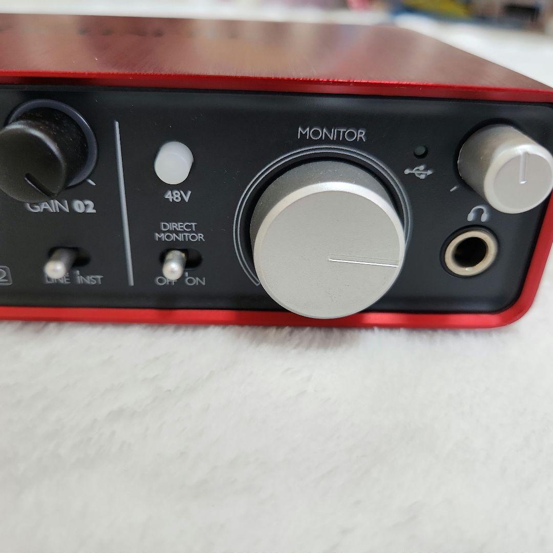 DTM・DAW focusrite scarlett 2i2