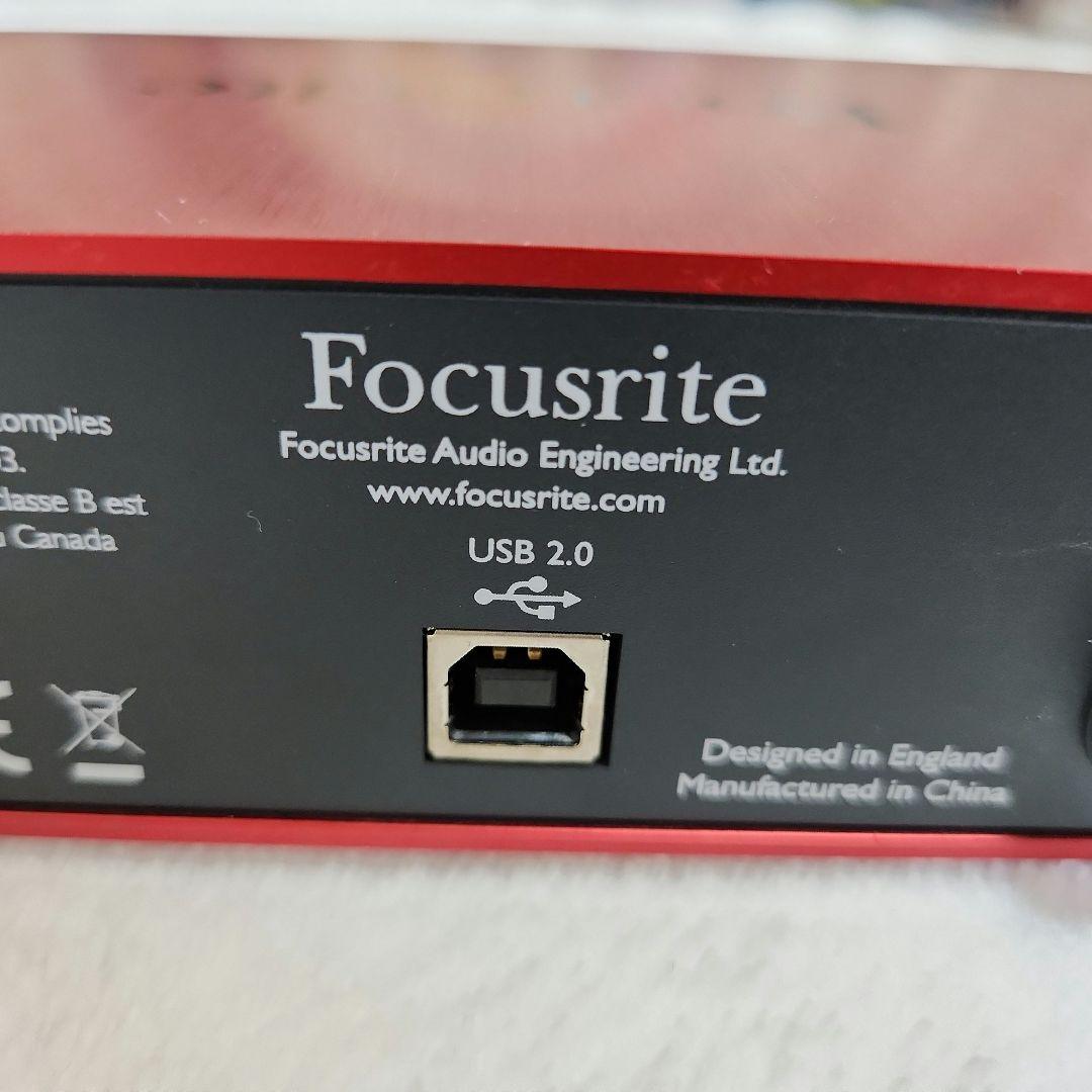 DTM・DAW focusrite scarlett 2i2
