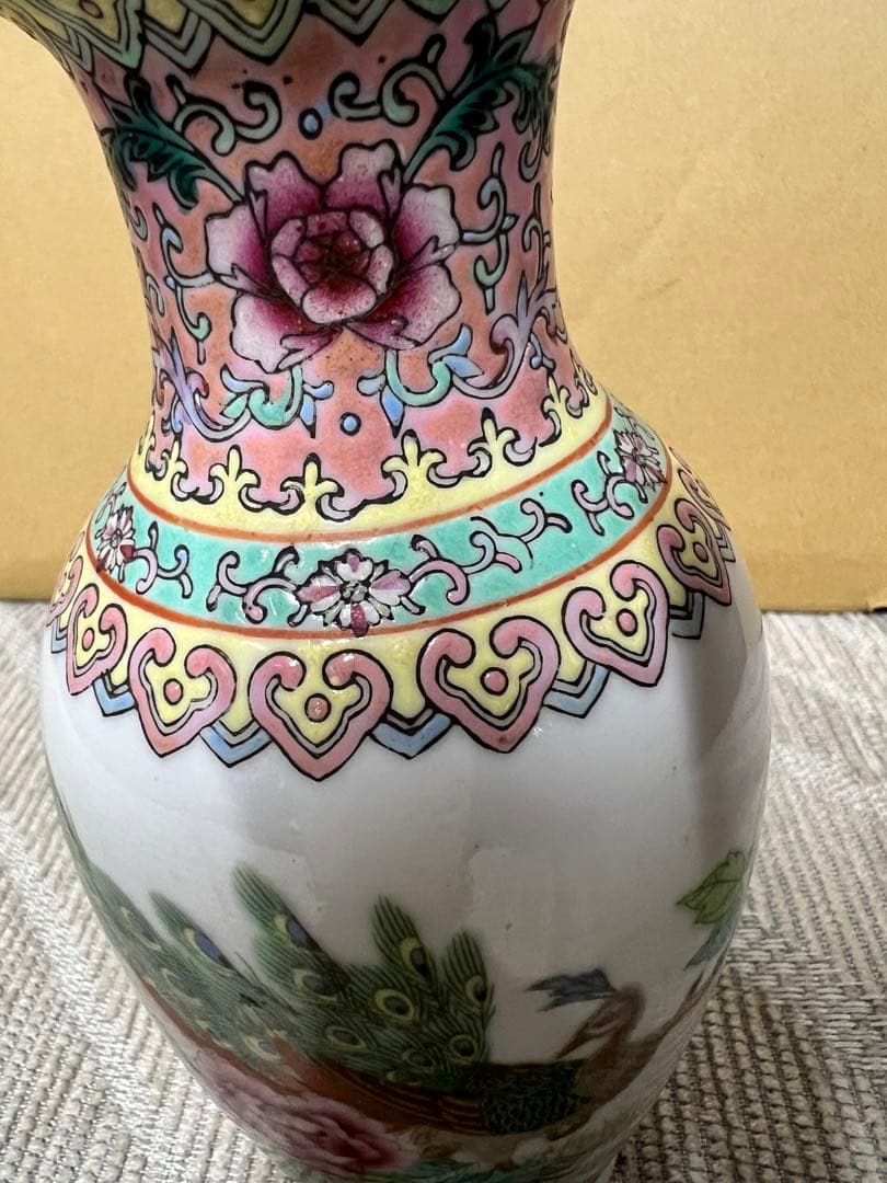 時代　中国　景徳鎮製　花瓶