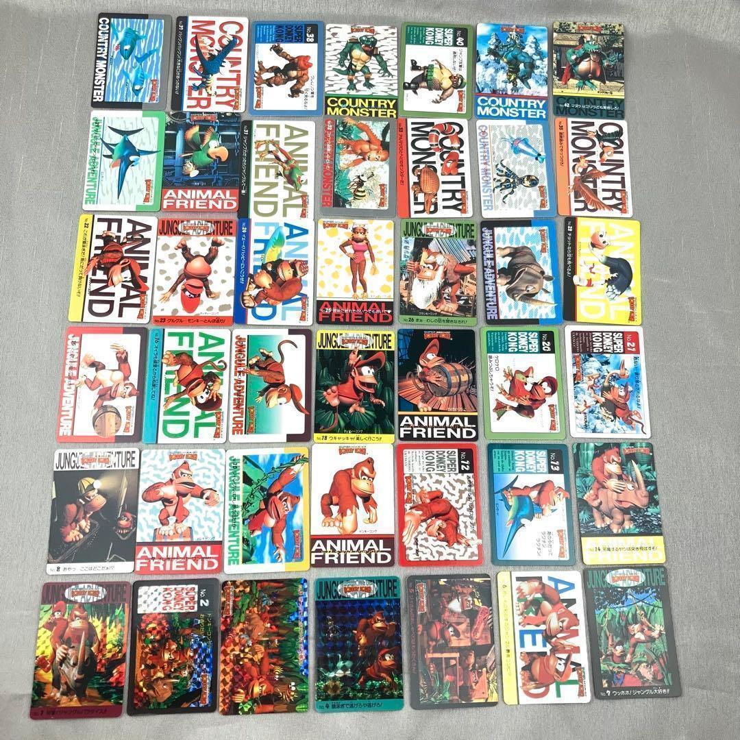 フルコンプ スーパードンキーコング カードダス パート1 全42種 箱出し品