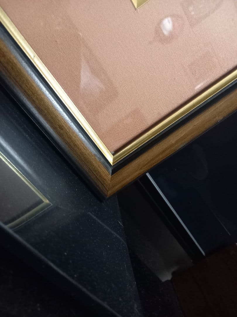 希少　角谷日沙春　美人画　和紙　日本画　記名　押印　有り　額装飾