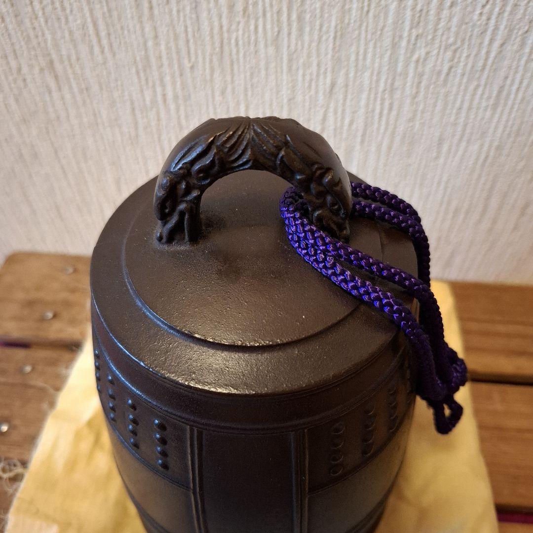 高岡銅器　彦兵衛 作　喚鐘（かんしょう）青銅製　茶道具　御茶会　夜咄道具