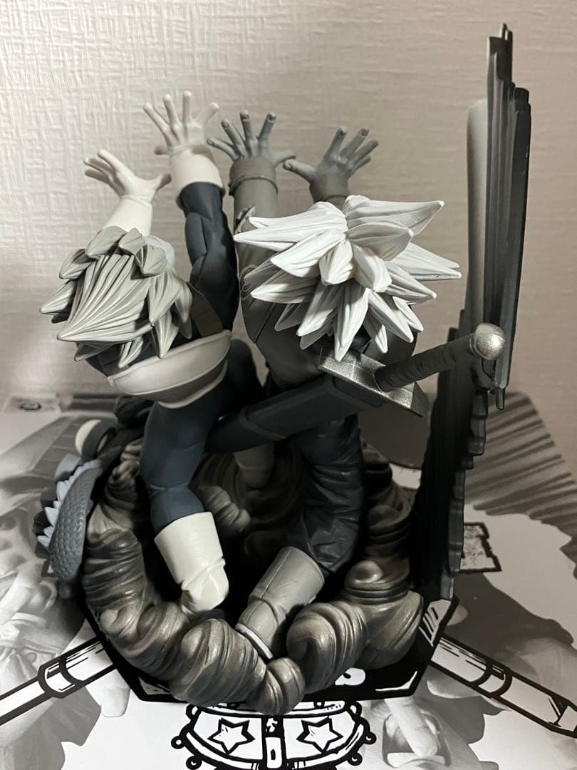 SMSDⅡ ベジータ トランクス D賞 04 トーン彩色 フィギュア モノクロ