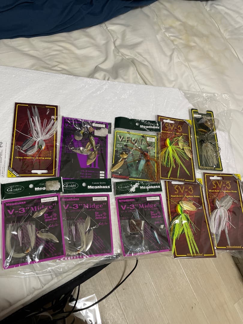 メガバスルアー３４個スピナー１０個