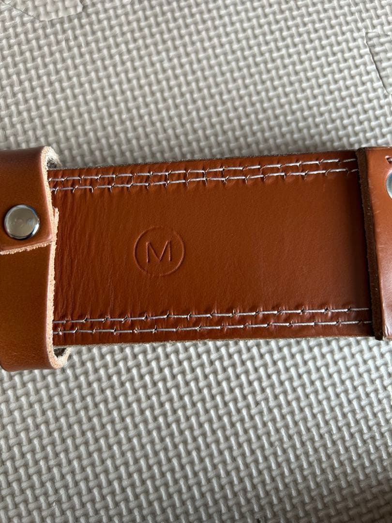 GOLD'S GYM トレーニングパワーベルト Mサイズ ブラウン