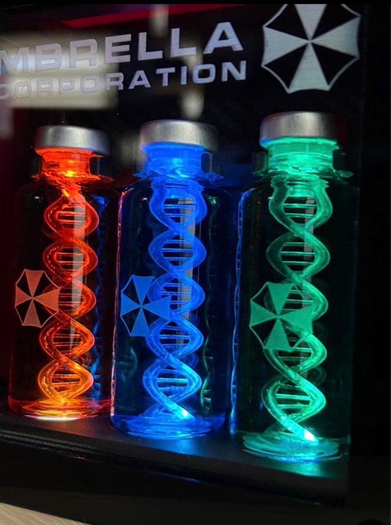 tウイルス アンプル ワクチン 点灯機能付きケース 小道具 コスプレ グッズ