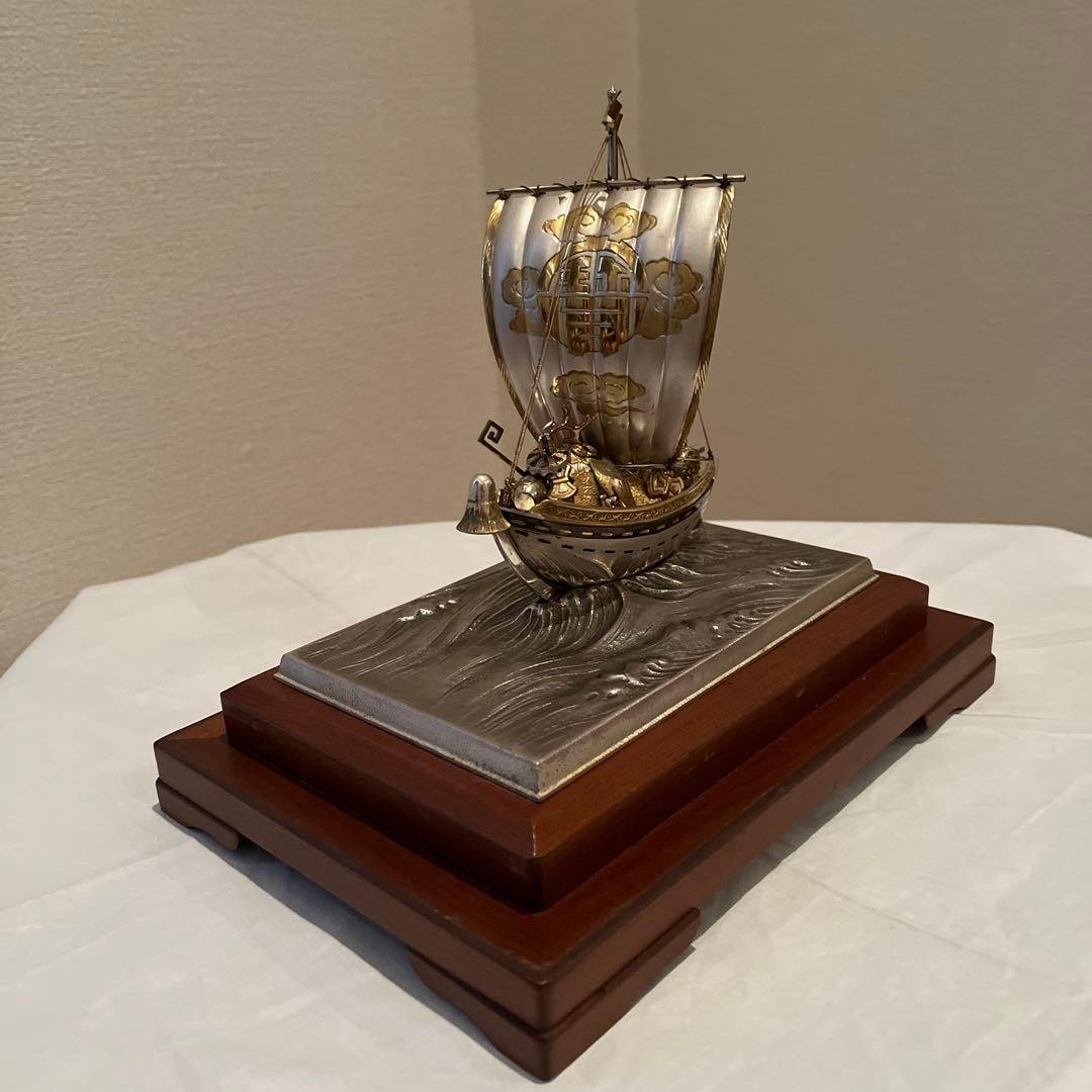 武比古　銀製 宝船 5号(房)