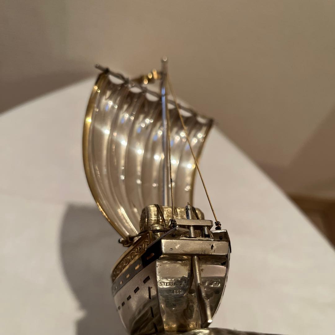 武比古　銀製 宝船 5号(房)