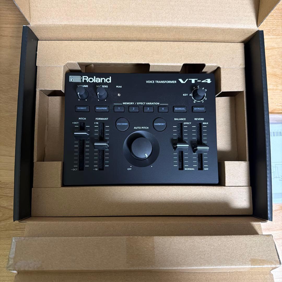 【美品】Roland VT-4 ボイストランスフォーマー +マイクセット