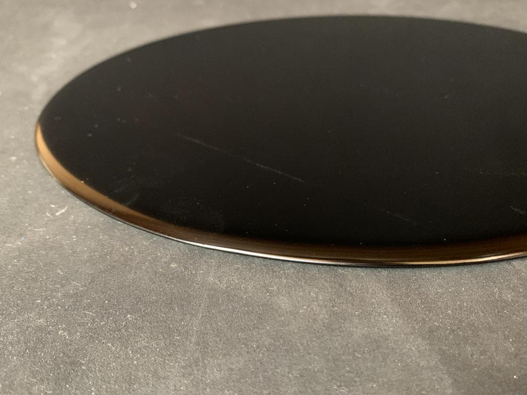 平安 松美堂造 真塗 薄板 三枚組 共箱 茶道具 丸香台蛤板矢筈板788