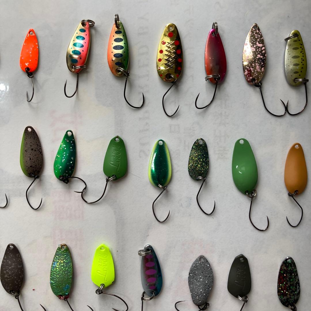 管釣りスプーン90個詰め合わせ　ブランド各種