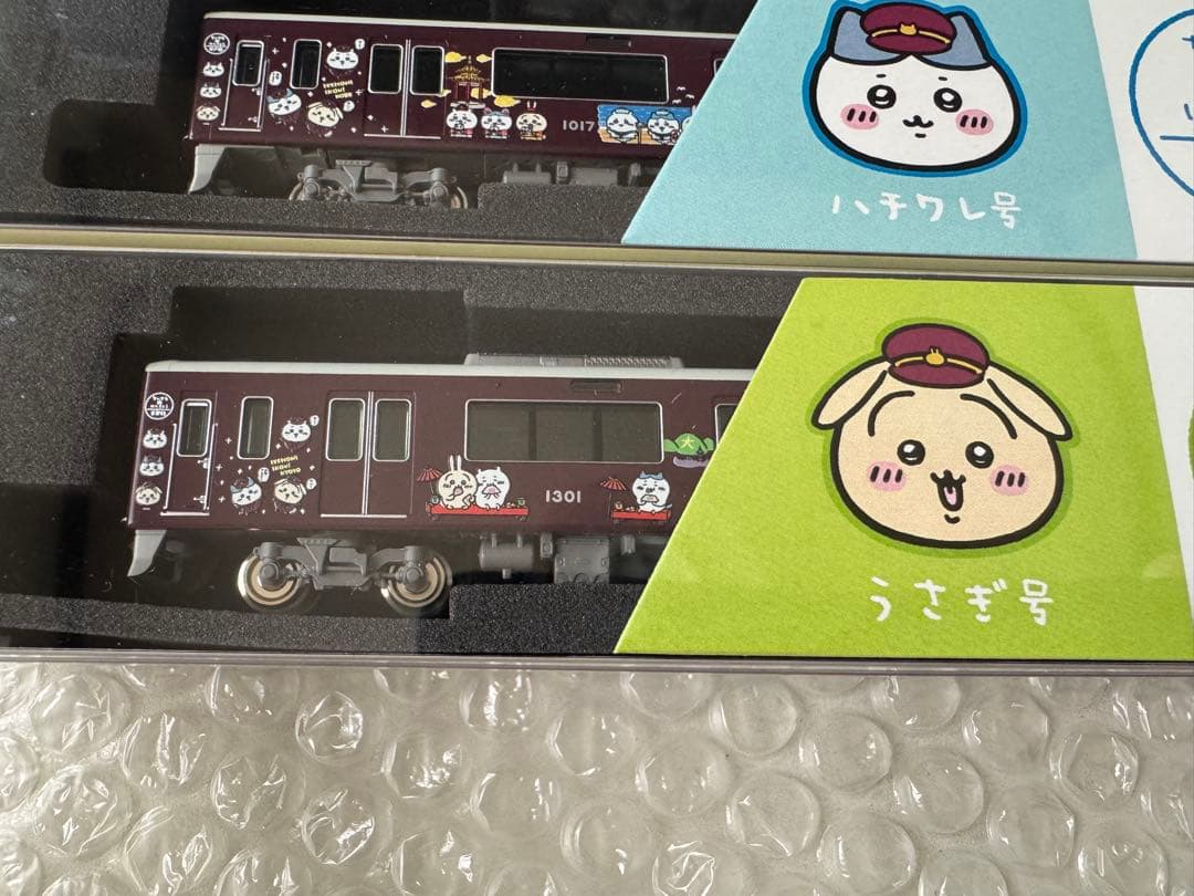 ちいかわ×阪急電車　Nゲージ　鉄道模型　ディスプレイモデル3種