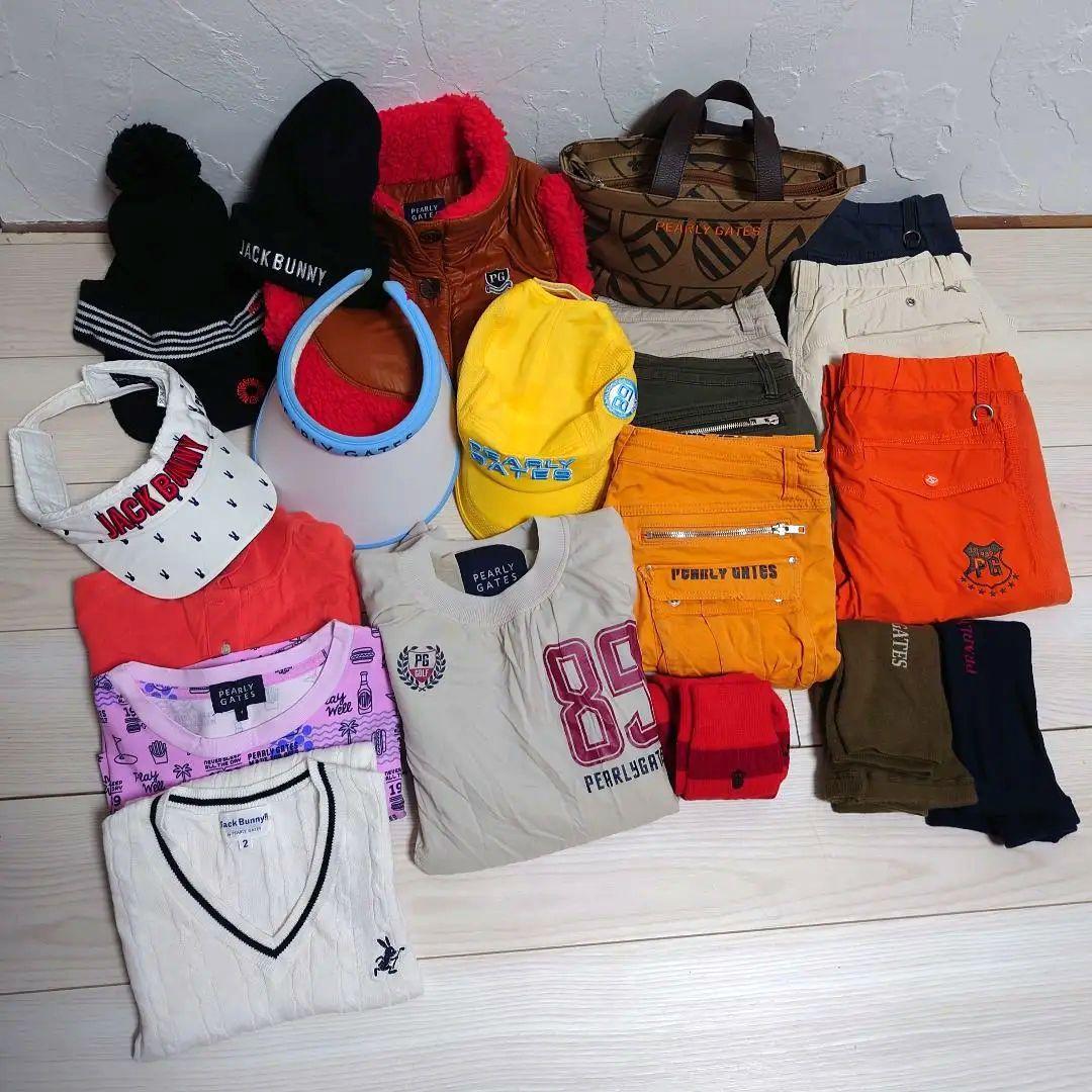 【23点】サイズ1 パーリーゲイツ ニット帽 パンツ シャツ タイツPEARLY