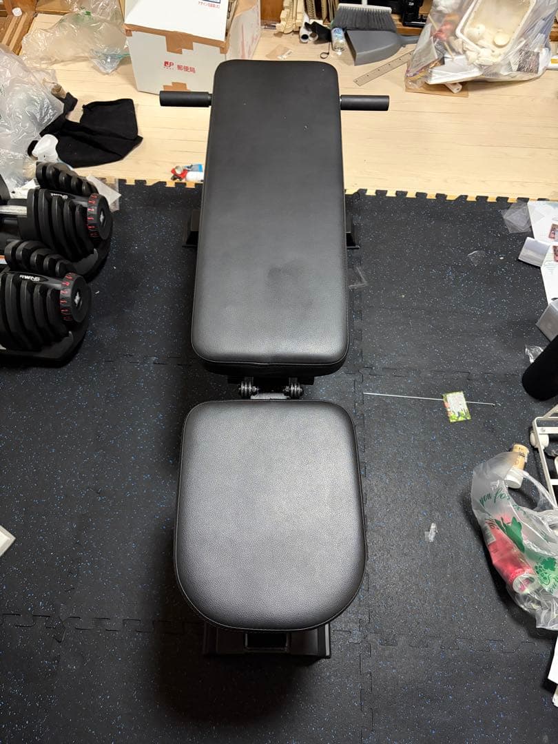 【現地受け渡し限定】可変式ベンチ&ダンベルセット