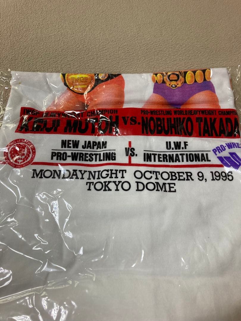 ★未開封★武藤×高田 Ｔシャツ Ｌ★新日本対ＵＷＦ １０月９日 東京ドーム★