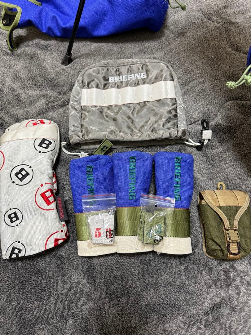 BRIEFING ゴルフバッグ 青　CR-8