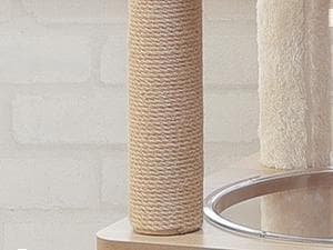 キャットタワー 木製 175cm多頭飼い 据え置き型 宇宙船 爪とぎ おしゃれ