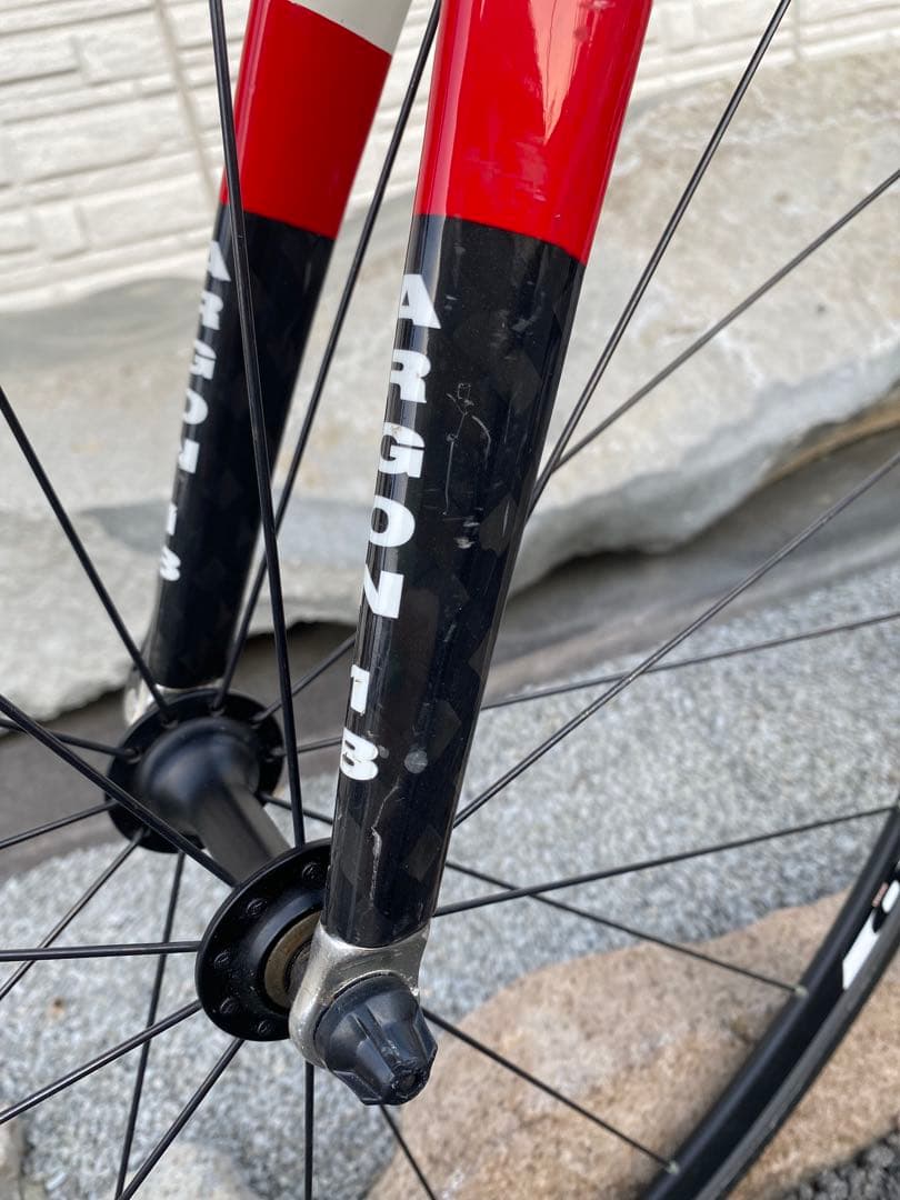 ARGON18 ロードバイクフレーム ブラック/レッド サイズ XS アルテグラ