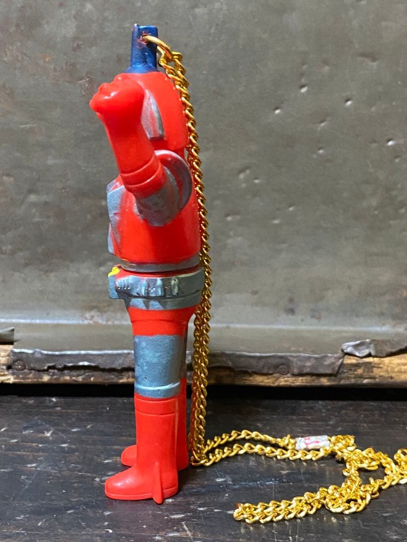 当時物 ソフビ 宇宙鉄人キョーダイン　スカイゼル　石森章太郎　特撮　ペンダント