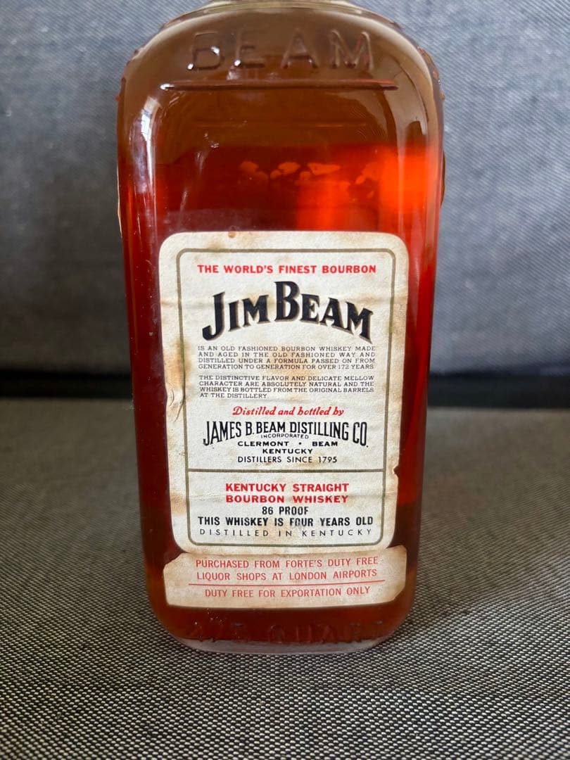 JIM BEAM　ジムビーム　バーボンウイスキー古酒　未開封