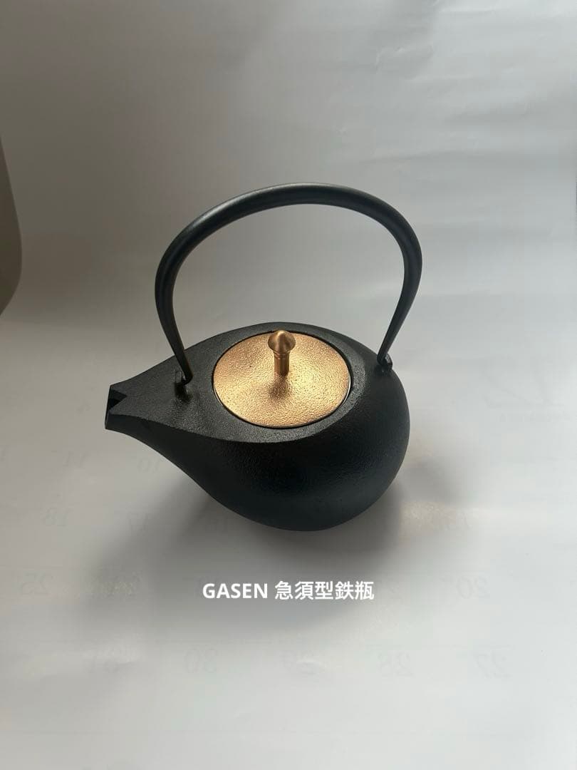 雅山（GASEN）山形鋳物「しずく」 急須型鉄瓶