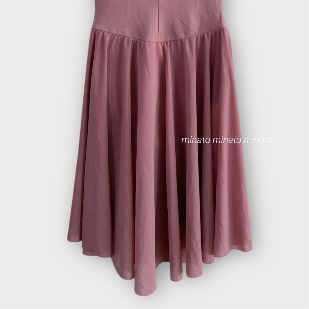 未使用 チャコット チュールライン切替 スカート付 レオタード ローズ M