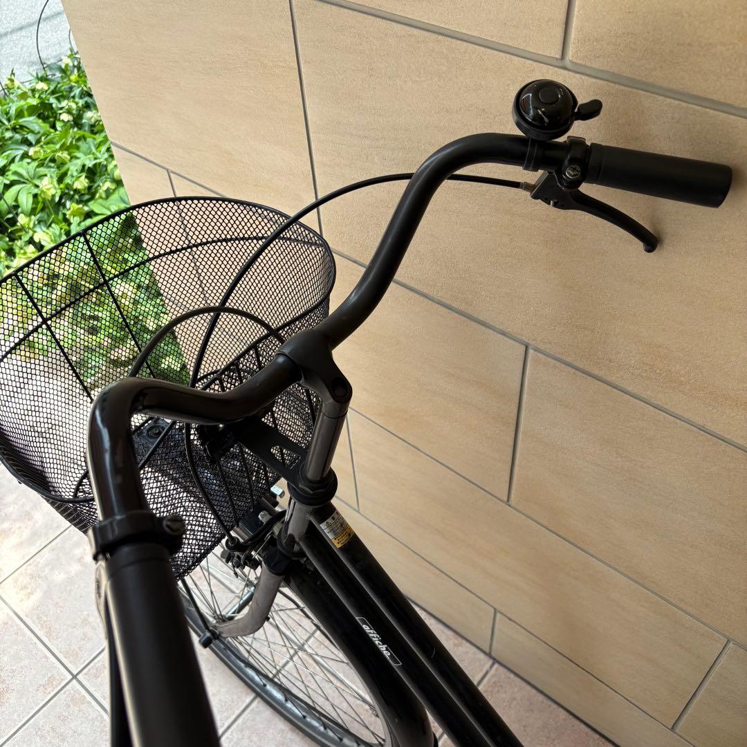 ママチャリ 黒 ブラック 26インチ 自転車 パンク歴 事故歴無し