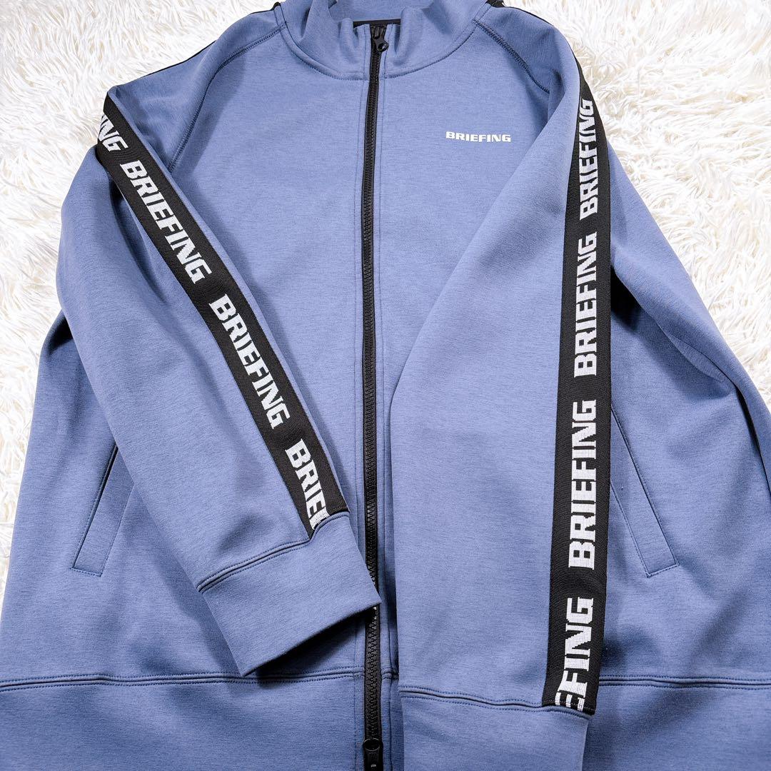 【希少⭐️美品⭐️サイズXL】ブリーフィングゴルフ　ブルゾン　ジャケット　サイドロゴ
