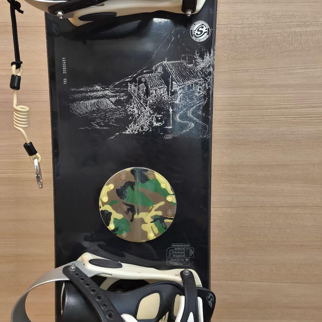 24時間以内発送　SIMS スノーボード　159cm　バインディング