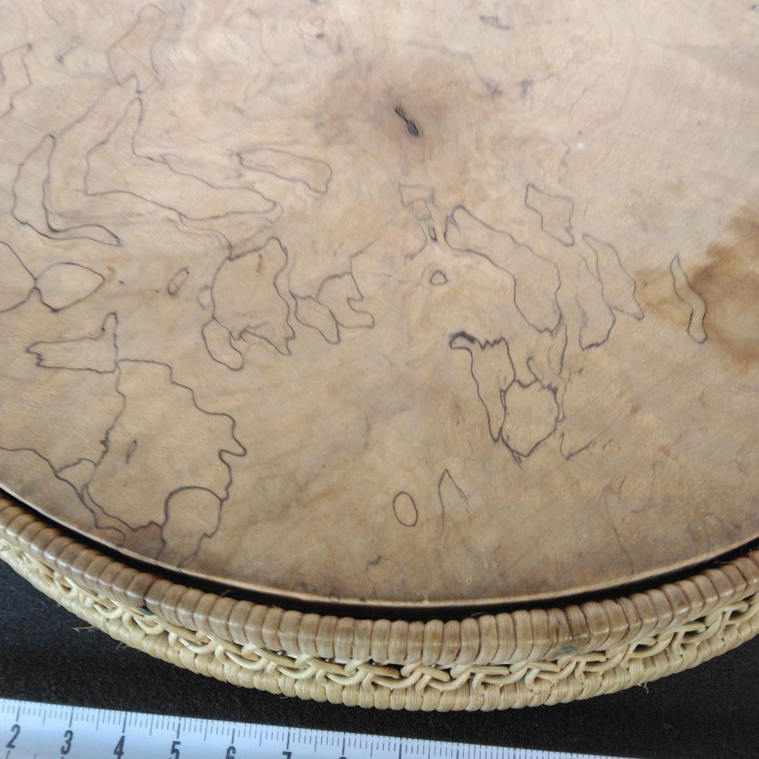 お盆　スポルテッド　珍品　無垢