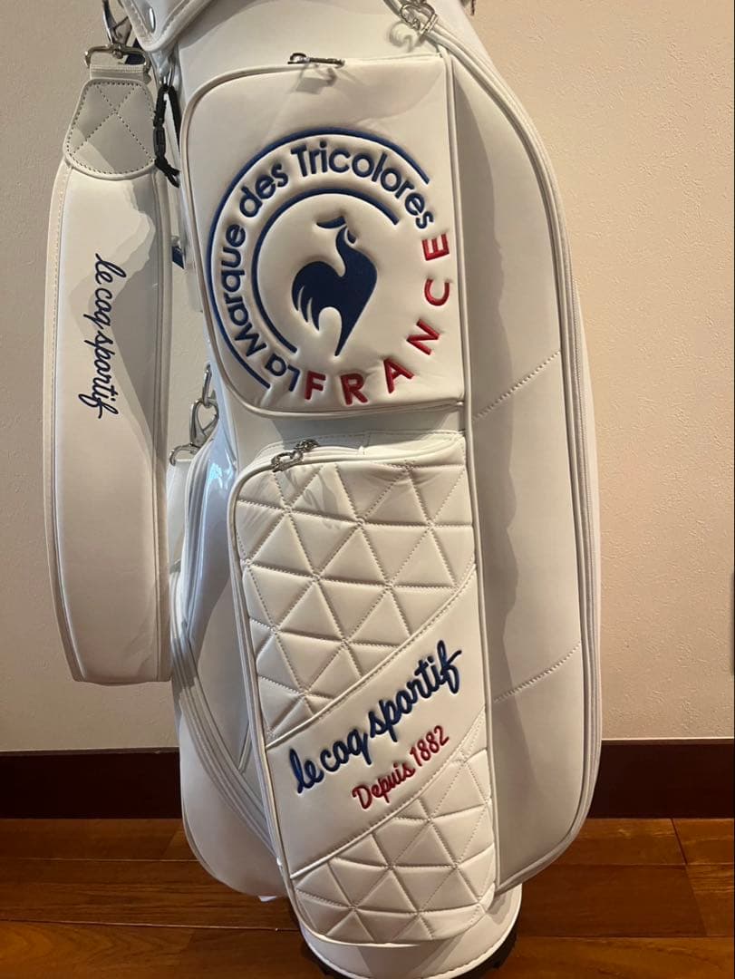 【ルコックスポルティフ　ゴルフキャディバッグ】ホワイト