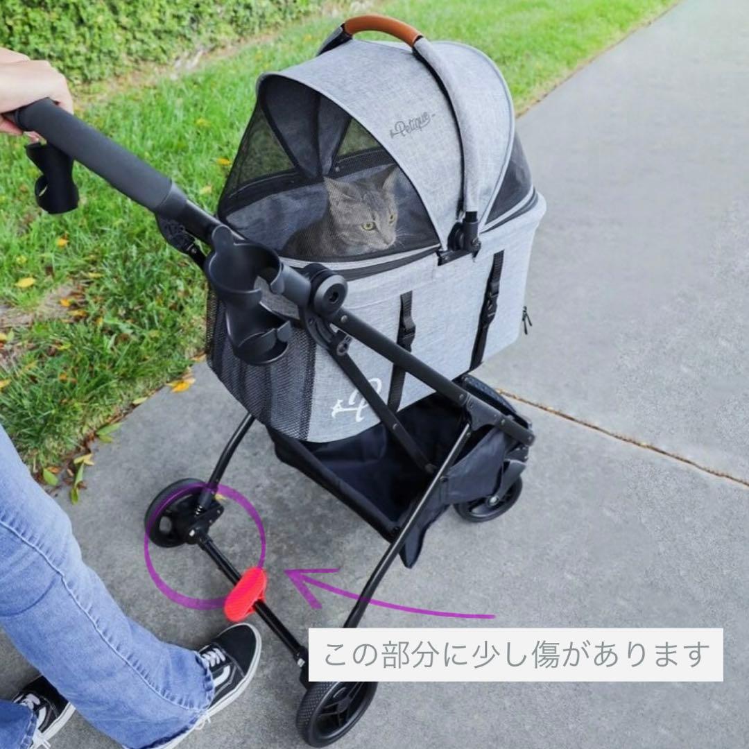 Petique ぺティーク 3in1 ペットカート 分離型3way 軽量 犬 猫