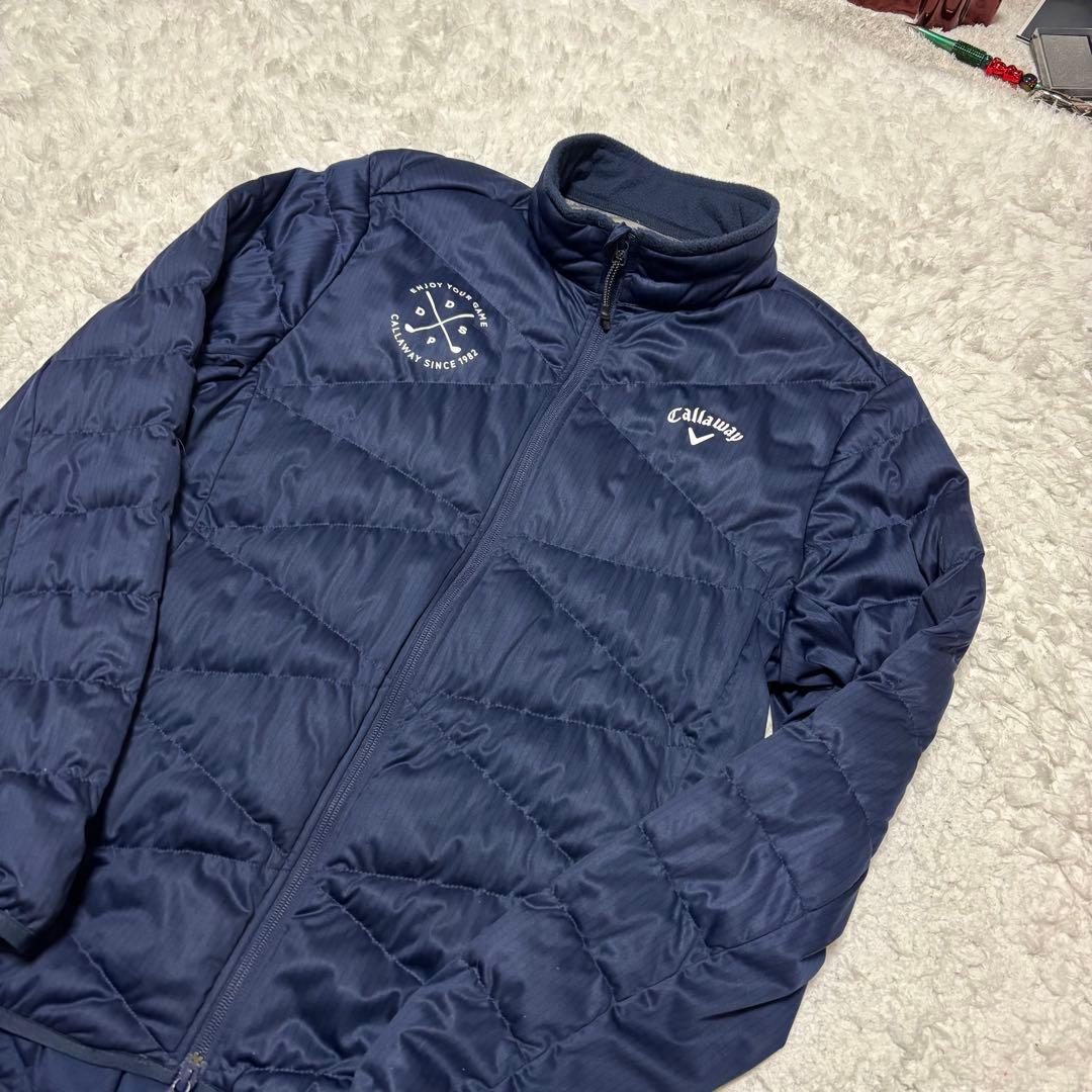 【美品✨】Callawayキャロウェイ 中綿 ダウンジャケット LL 極暖軽量