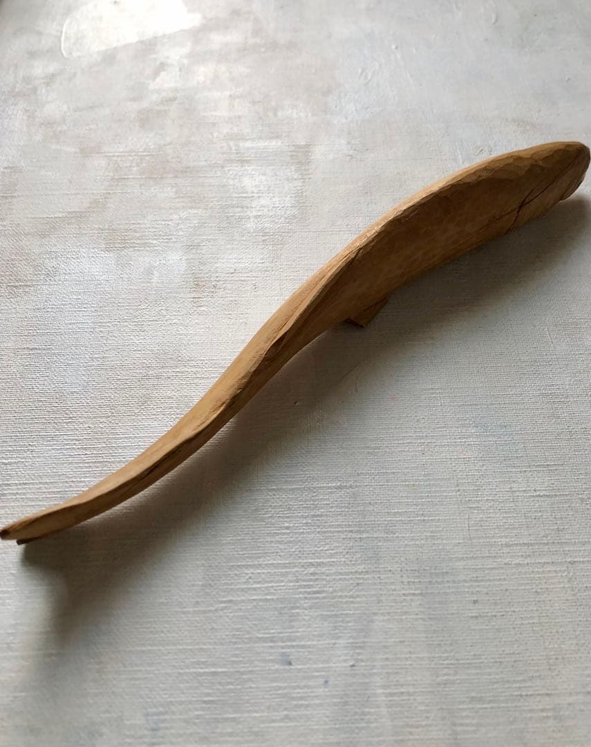 魚　木彫り　置物