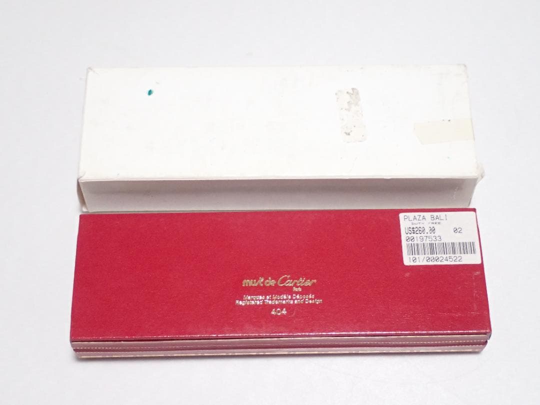 Cartier カルティエ ボールペン トリニティ マーブル 筆記可 付属品有