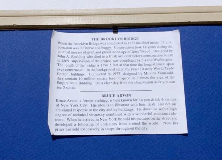 ニューヨーク絵画　リトグラフ