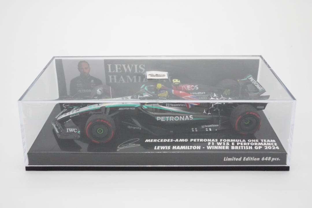 1/43 メルセデス AMG W15 イギリスGP 優勝 ハミルトン フラッグ