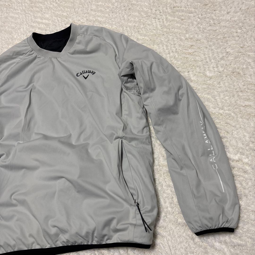 キャロウェイcallawayスニードジャックジャケットLリバーシブル黒灰ゴルフ